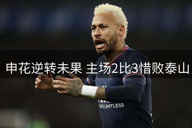 申花逆转未果 主场2比3惜败泰山
